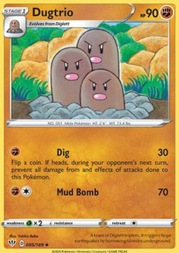 Dugtrio [Dig | Mud Bomb]