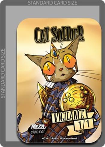 Cat Soldier Token (White 1/1)