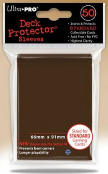 50 Ultra Pro Deck Protector Sleeves (Brown)