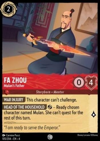 Fa Zhou - Mulan's Father