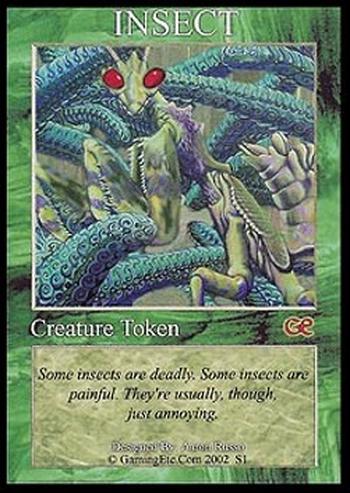 Insect Token (Green 1/1)