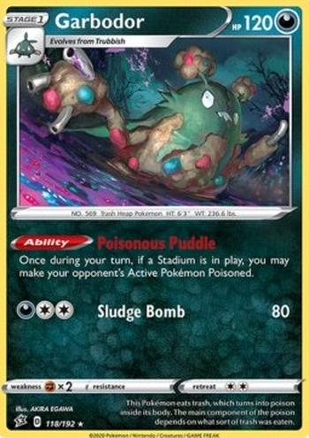 Garbodor [Poisonous Puddle | Sludge Bomb]