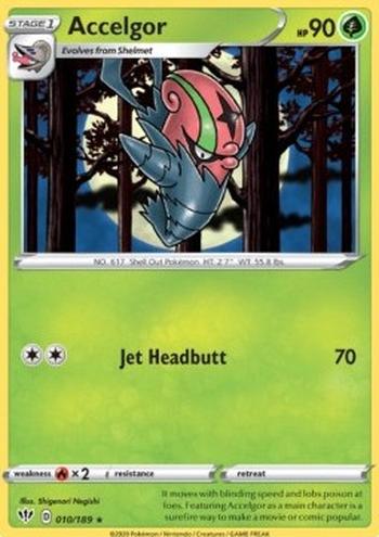 Accelgor [Jet Headbutt]