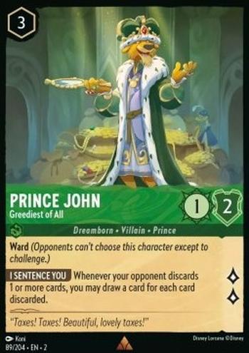 Prince John - Greediest of All