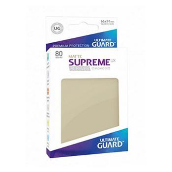 80 Ultimate Guard Supreme UX Matte Sleeves (Sand)