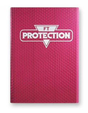 FT Protection: Portfolio 9 cases pour 360 cartes (Rouge)