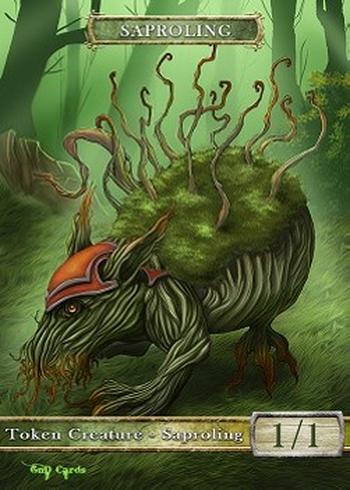 Saproling Token (Green 1/1)