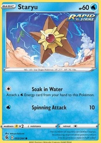 Staryu [Soak in Water | Spinning Attack]