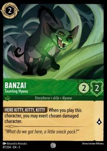 Banzai - Taunting Hyena