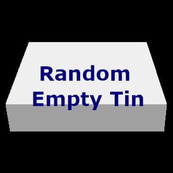 Random Empty Tin