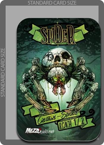 Spider Token (Green 1/2)