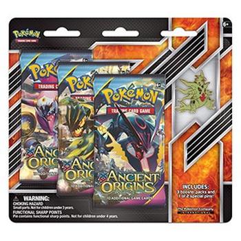 Ancient Origins: Mega Tyranitar Pin 3-Pack Blister