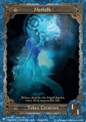 Merfolk Token (Blue 1/1)