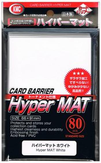 80 KMC Hyper mat Sleeves (White)