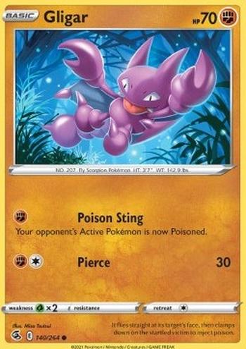 Gligar [Poison Sting | Pierce]