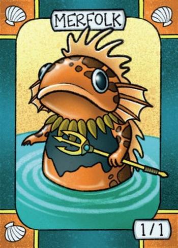 Merfolk Token (Blue 1/1)