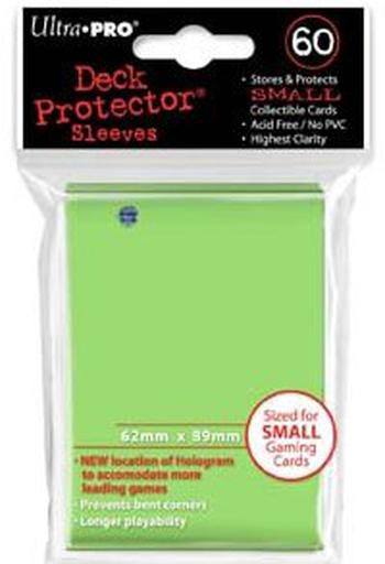 60 Fundas Small Ultra Pro Deck Protector (Verde Lime)