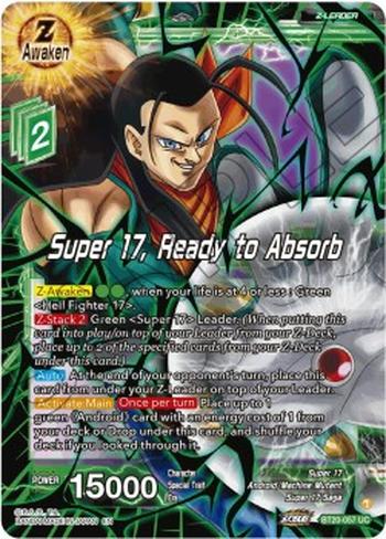 Super 17, Ready to Absorb