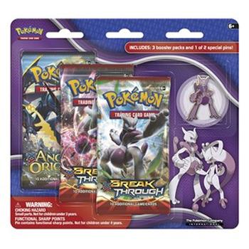 BREAKthrough: Mega Mewtwo X Pin 3-Pack Blister