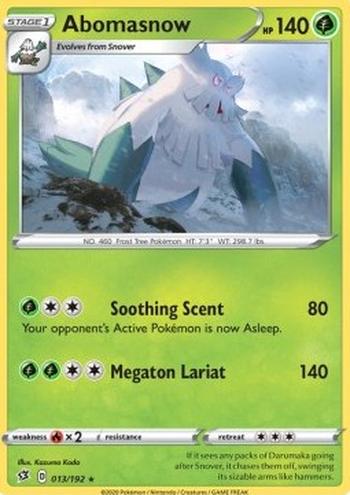 Abomasnow [Soothing Scent | Megaton Lariat]