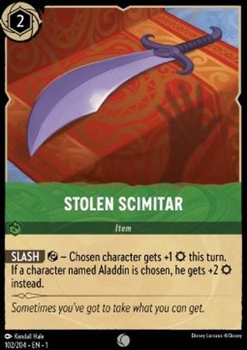 Stolen Scimitar