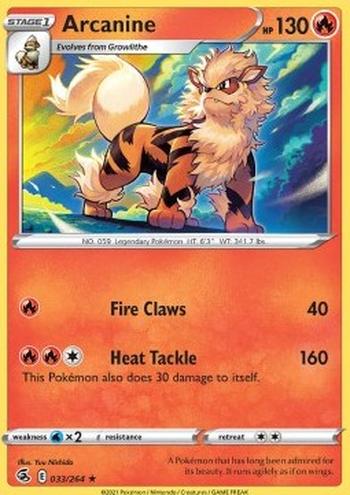 Arcanine [Fire Claws | Heat Tackle]