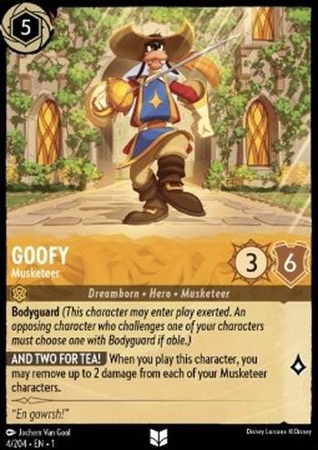 Goofy, Musketeer