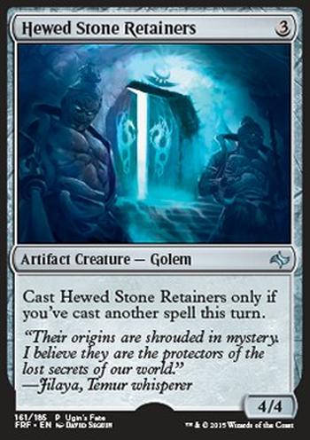 Hewed Stone Retainers