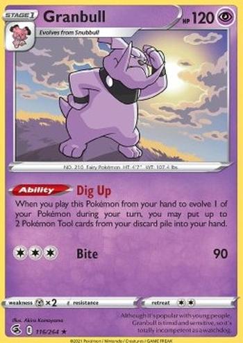 Granbull [Dig Up | Bite]