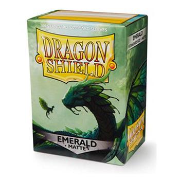 100 Dragon Shield Sleeves - Matte Emerald