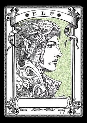 Elf Token (Green 1/1)