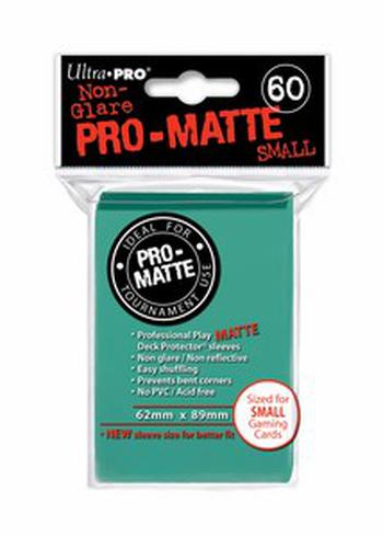 60 Protèges Cartes Small Ultra Pro Pro-Matte (Aqua)