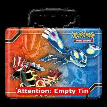 Empty Primal Groudon & Primal Kyogre Collector Chest