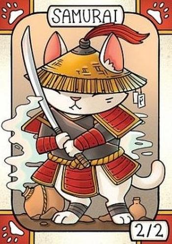 Samurai Token (White 2/2)