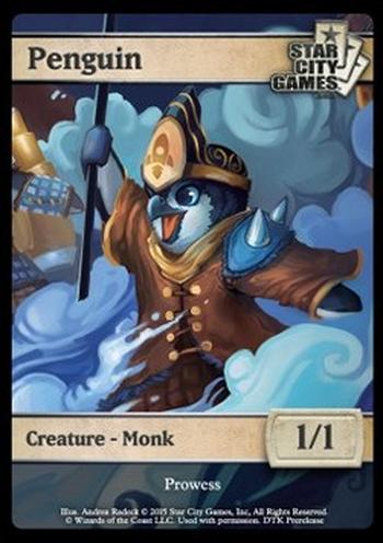 Monk Token (White 1/1 Prowess)