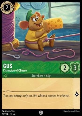 Gus - Champion of Cheese