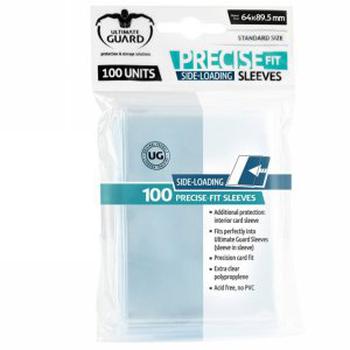 100 Buste Ultimate Guard Precise Fit Sideloading (Traslucido)