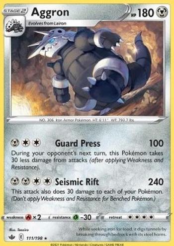 Aggron [Guard Press | Seismic Rift]