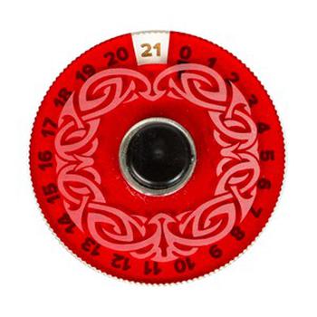 Contatore di vita Blackfire Disk (Rosso)