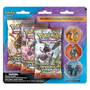 BREAKthrough: Mega Evolution Three Pin 3-Pack Blister