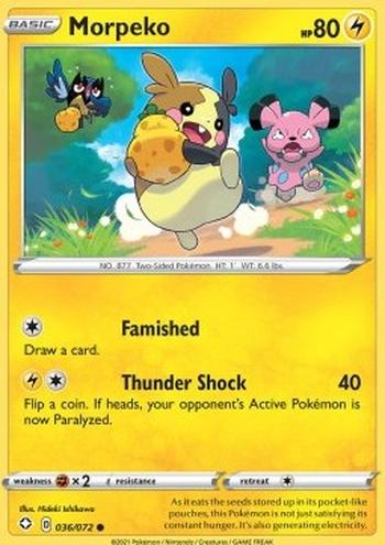 Morpeko [Famished | Thunder Shock]