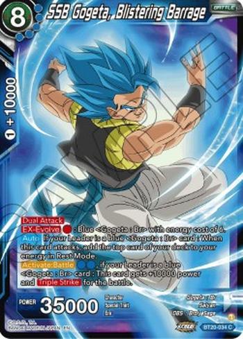 SSB Gogeta, Blistering Barrage