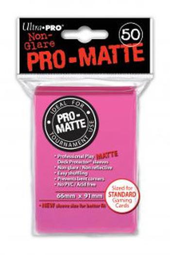50 Ultra Pro Pro-Matte Sleeves (Light Pink)
