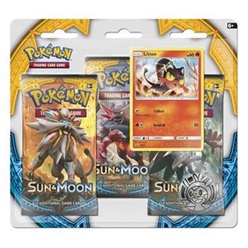 Sun & Moon: Litten 3-Pack Blister