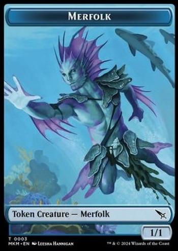 Merfolk Token (Blue 1/1)