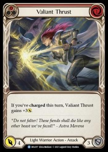 Valiant Thrust (Red)