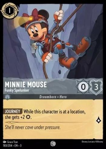Minnie Maus - Flippige Höhlenforscherin