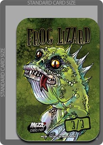 Frog Lizard Token (Green 3/3)