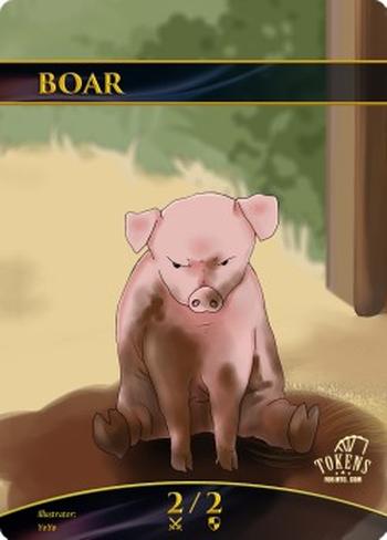 Boar Token (Green 2/2)