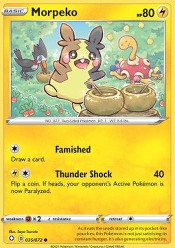 Morpeko [Famished | Thunder Shock]